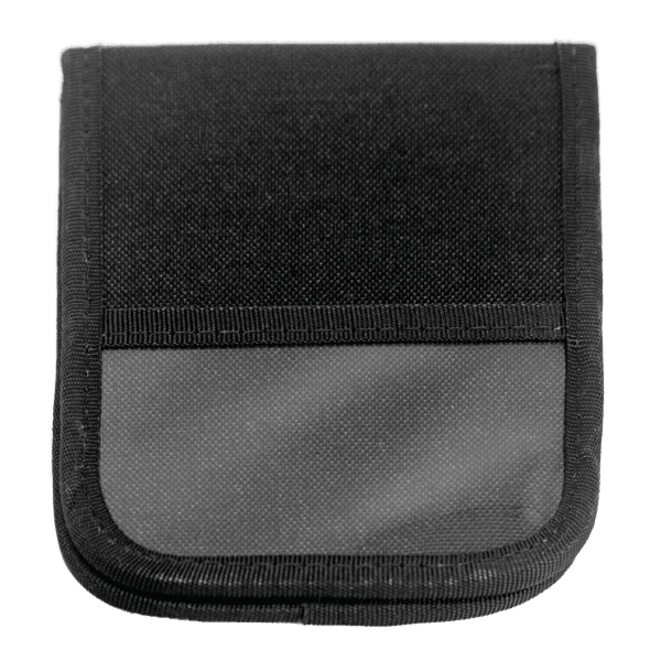 Bifold Wallet with hook and loop on white background