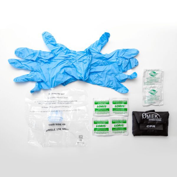 MS Nitrile gloves kit on display of the website