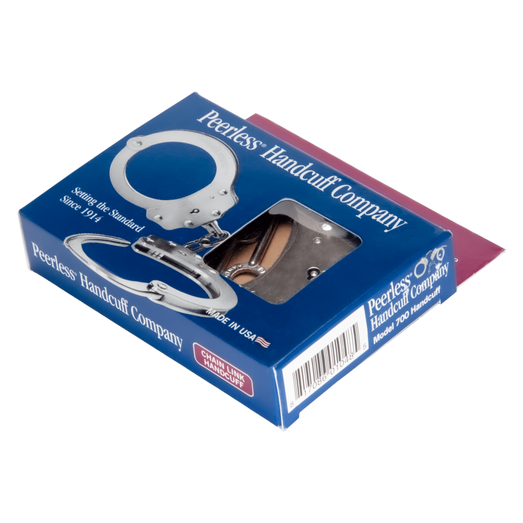 Handcuffs in box on display of the website