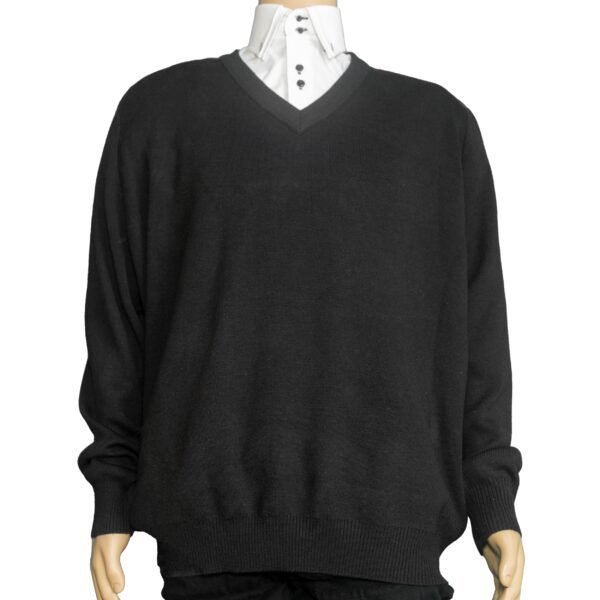 V-neck Uniform Sweater - Image 3