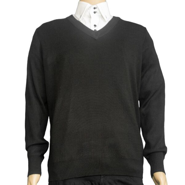 V-neck Uniform Sweater - Image 4